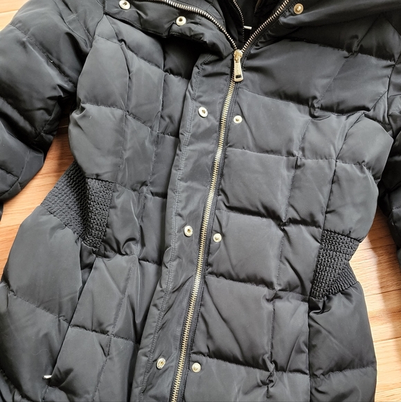 Cole Haan Long Down Quilted Puffer Coat Jacket - Picture 15 of 15